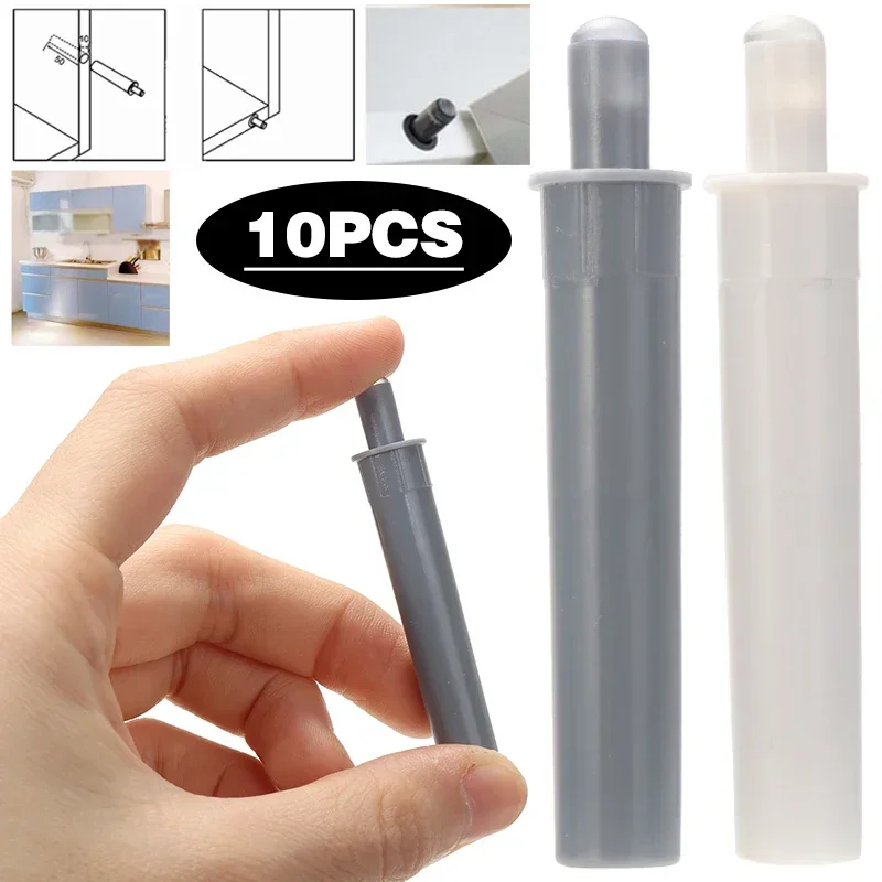 

10pcs Cupboard Damper Door Buffer Cabinet Dampers Quiet Soft Closer Cushion Push To Open Noise Reducer Stopper Household