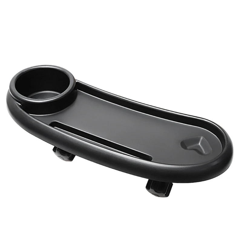 

Drink Holder Suitable for Most Pushchair Pram Tray 360 Degree Rotating Pushchair Snacks Tray Cup Holder