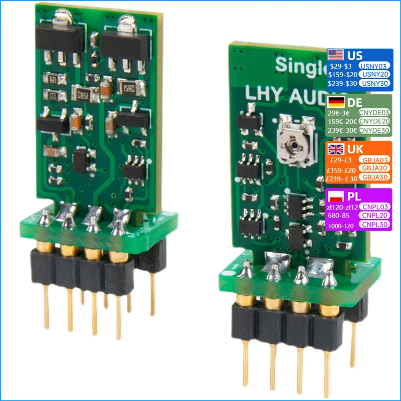 Nvarcher HIFI Low Noise Precision Fully Discrete Class A Single/Dual Op Amp NE5534/OPA627/604/SS3601/797 For DAC Amplifier