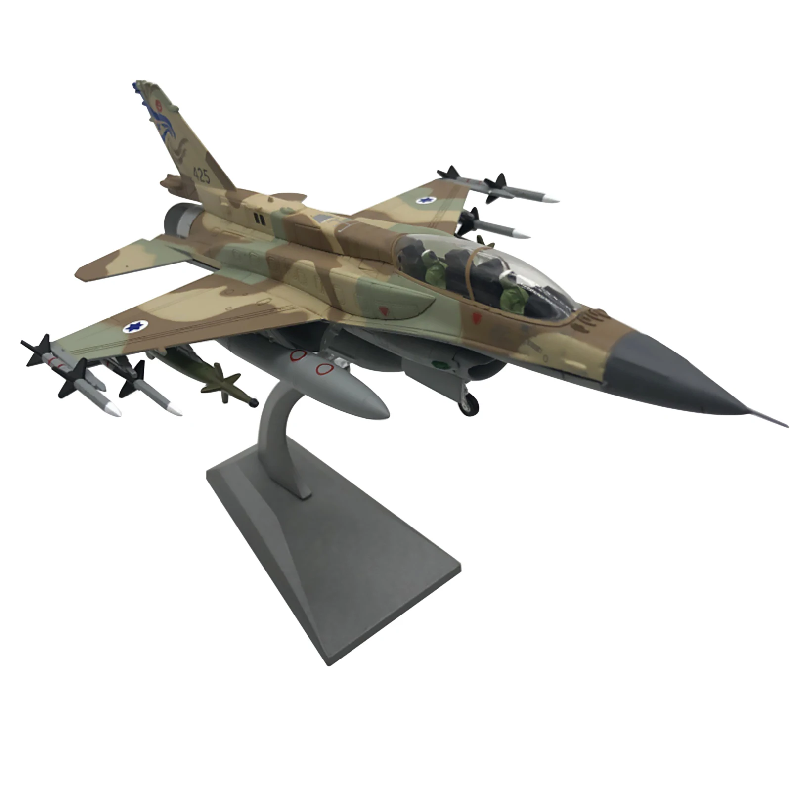 

20.5cm Length Diecast Alloy 1/72 Scale Israeli Air Force F-16I Fighter Aircraft Model For Collection Metal Airplane Plane Models