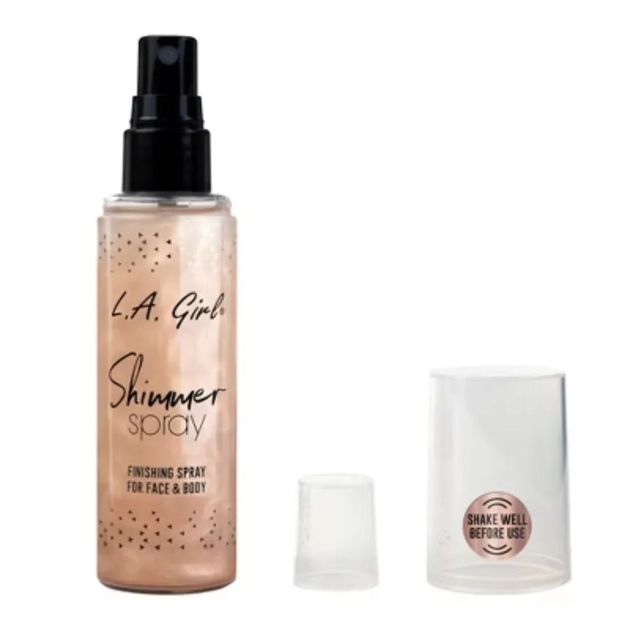 Spray fissante Shimmer Rose Gold - 2,7 fl oz, spray fissante, spray fissante per il trucco