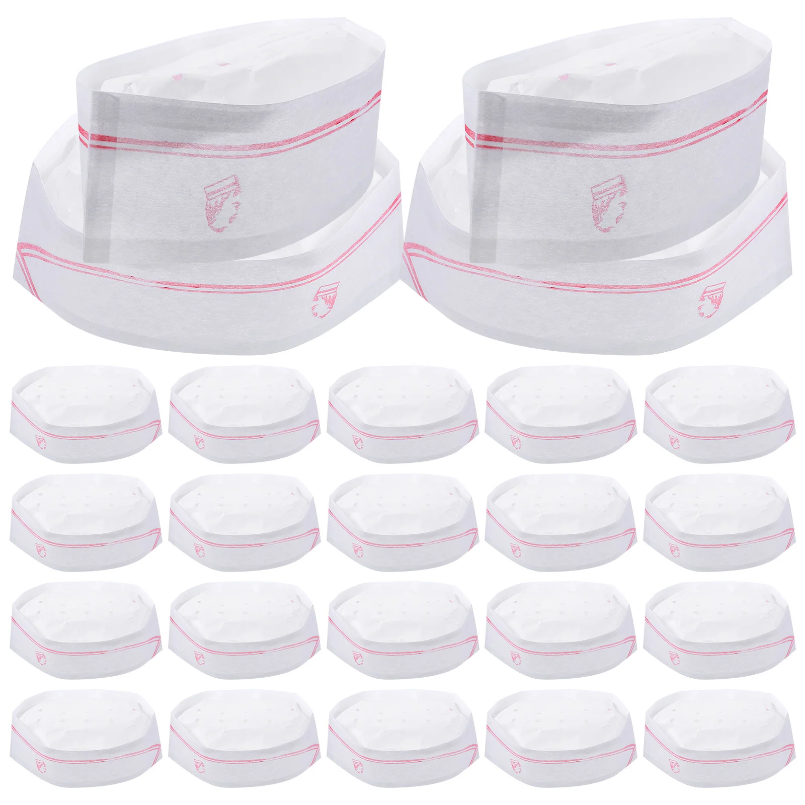 40 pezzi cappelli da cuoco usa e getta traspiranti berretti da cucina in carta cucina catering griglia berretti uniformi cappelli da cuoco da ristorante leggeri