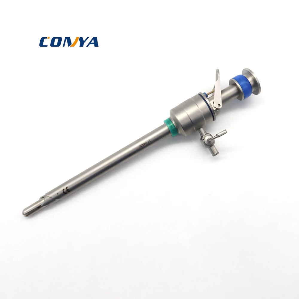 أدوات تروكار أمان صمام متعدد الوظائف بطول 120 مم مع واقي