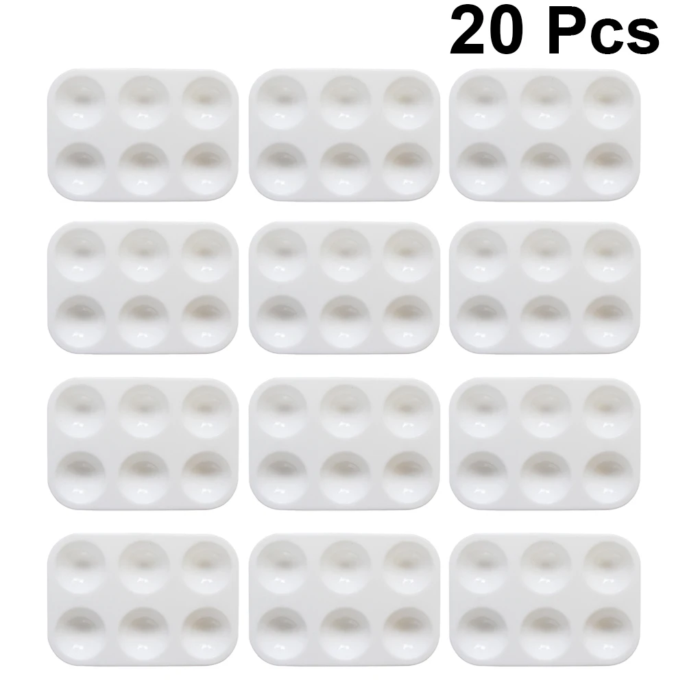 plastic verfbakje schilderpalet voor het schilderen