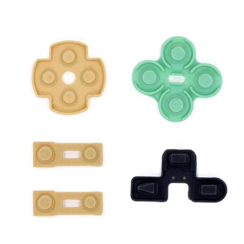 1Set Economical And Practical PS2 Handle Conductive Glue PS2 Handle Button Conductive Sheet PS2 Handle Button Soft Rubber Pad