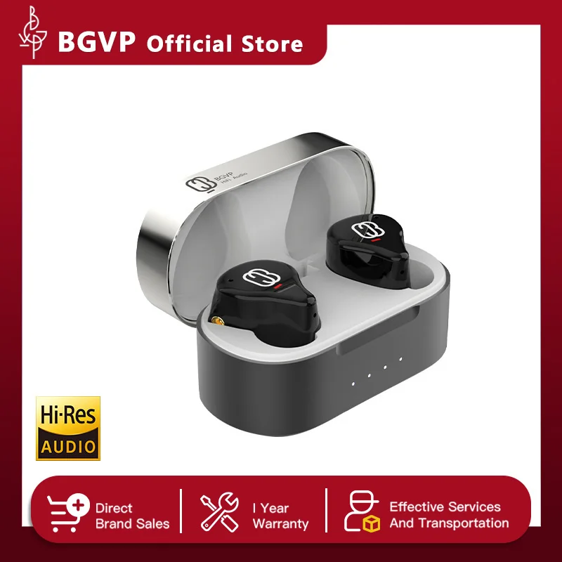 

BGVP Q3 Headphone TWS Bluetooth5.3 Headset Wireless HIFI MMCX In-ear Monitors Earphone