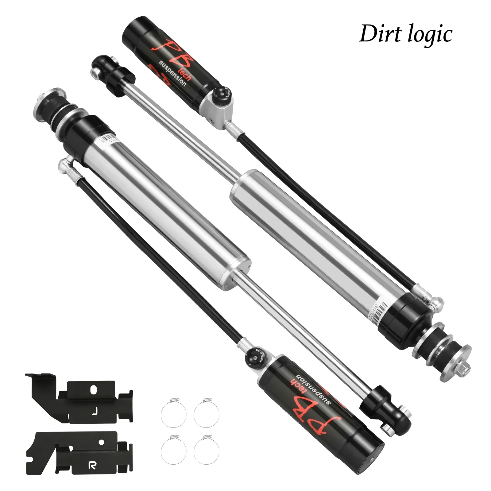 For 2007-UP Toyota Tundra V.S.2.5 Rear Shocks(0-3 Lift) Adjustable/21 Section Suspension Shock Absorbers Kits