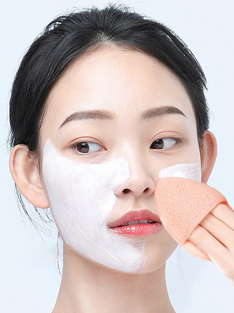 ที่เช็ดเครื่องสำอางแบบไม่ต้องล้างหน้า, โฟมล้างหน้า, ผ้าเช็ดหน้ารูปทรงหยดน้ำ, โฟมล้างหน้า, มาส์กคอนจาค, ที่ล้างหน้ารูปทรงรองเท้าแตะ