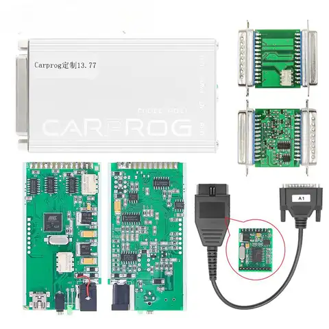 【Buy Now】Carprog Full Perfect Online Version Firmware V8.21 Software V10.93 with All 21 Adapters Including Full Authorization