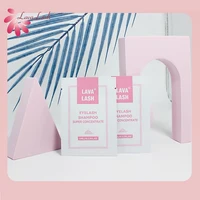 Champú para extensiones de pestañas, limpiador espumoso para párpados, lavado para extensiones y pestañas naturales, eliminador de pestañas, 5ml