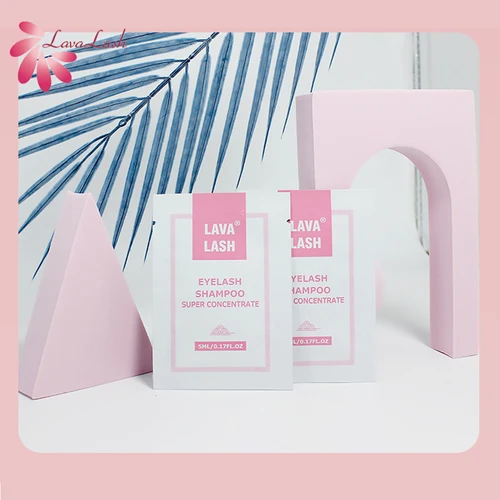 Champú para extensiones de pestañas, limpiador espumoso para párpados, lavado para extensiones y pestañas naturales, eliminador de pestañas, 5ml