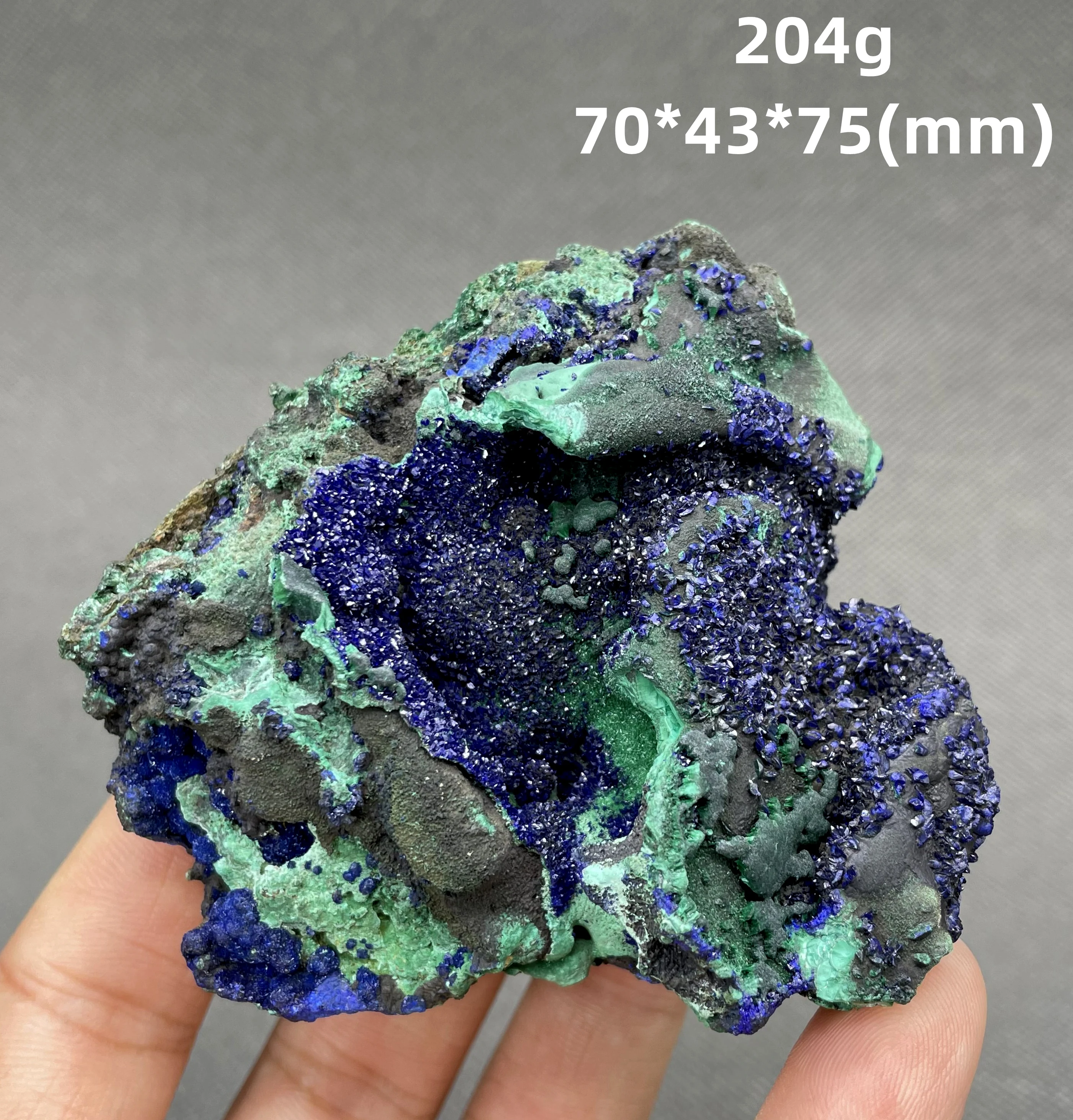 BEST! 100% Natural beautiful Azurite and Malachite symbiotic mineral specimen crystal Stones and crystals Healing crystal