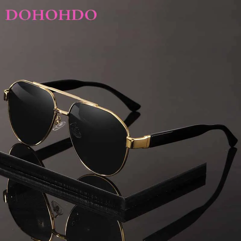 

2025 New Sunglasses Vintage Male Square Sun Glasses Luxury Brand Design Pilot Gradient Sunglass UV400 Shades Gafas De Sol Hombre