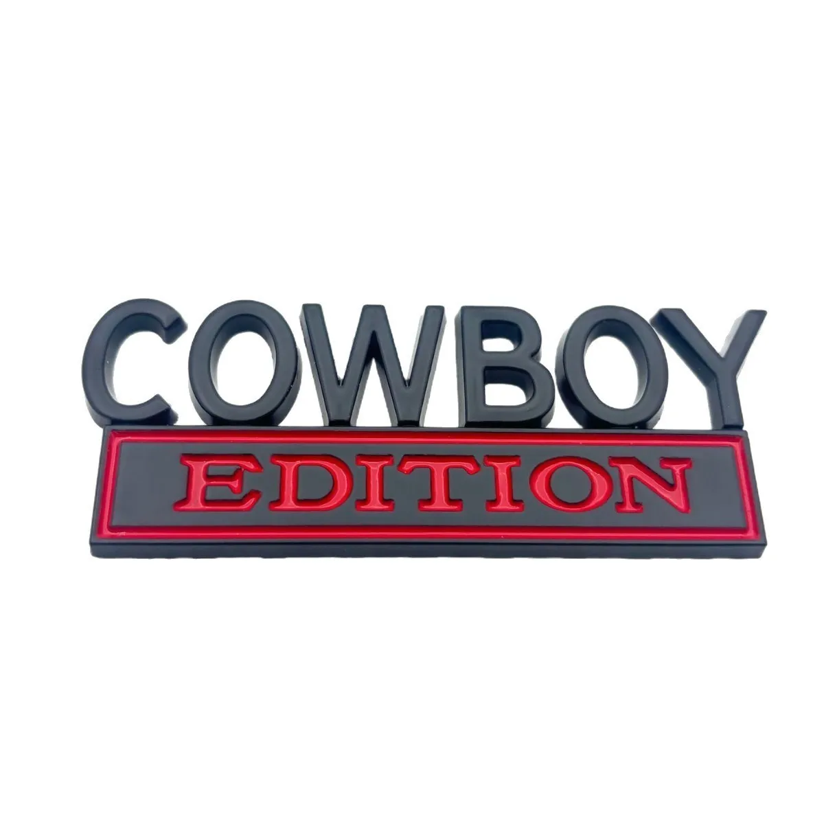 3D Metal Cowboy Car Emblem Badge Auto Body Decal Sticker Modification Accessory