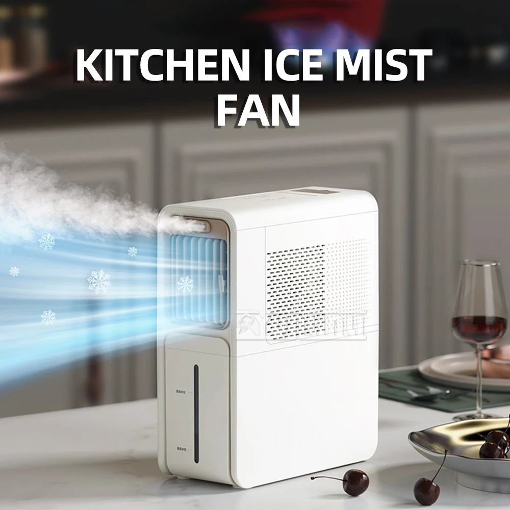 

Portable Mini Fan Air Conditioner Kitchen Ice Mist Fan Electric Refrigeration Home Appliance Eletrodomesticos