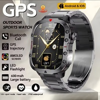 For Huawei Xiaomi SmartWartch Men Women Militray GPS Tracker Phone Call Heart Rate Waterproof Smart Watch for IOS Android 2025