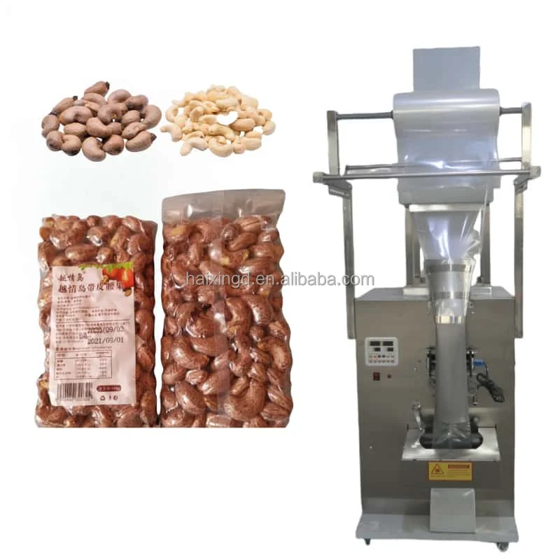 

Small Multifunctional Vertical Rice Grain Nut Popcorn Potato Chips Nitrogen Particles Powder Packing Machine