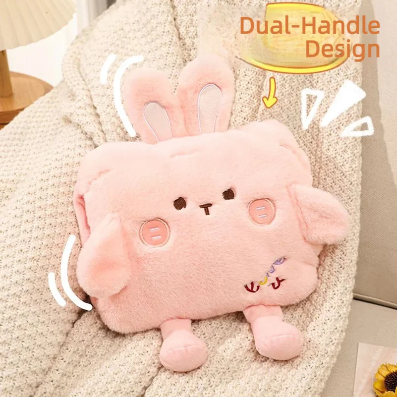 New hot water bag, water-filled hot water bag for hot compress, thickened and explosion-proof, suitable for women and babies