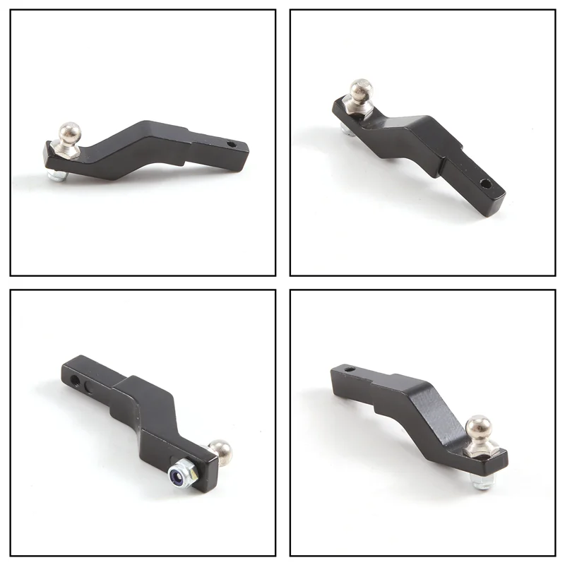

MYMF-RC Car Metal Trailer Hook Drop Hitch Receiver For 1/10 RC Crawler TRX4 TRX-4 Rear Bumper Hook Upgrade Parts