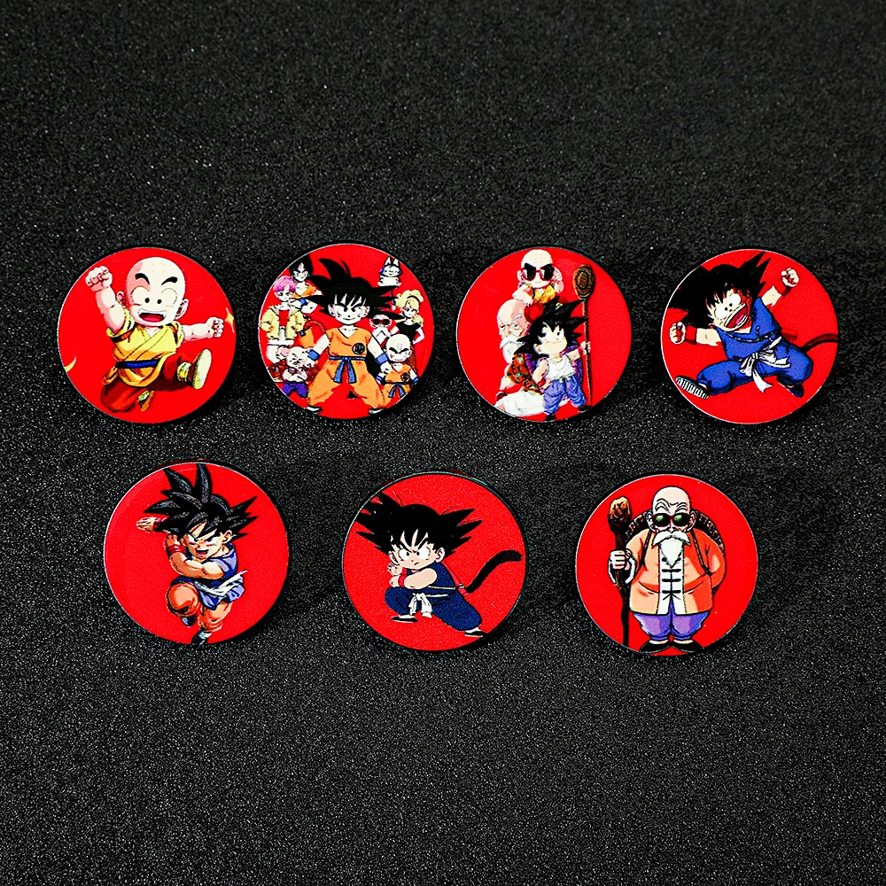 

Милый эмалевый значок-брошь Сон Гоку из Dragon Ball – металлический аксессуар для рюкзаков, одежды и украшений для фанатов
