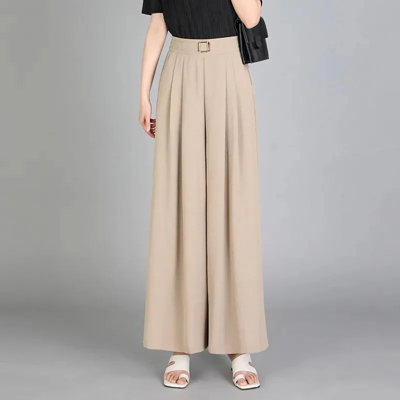 

Summer Draping Loose Fit Trousers Women Stylish New Casual Nine-Minute Pants