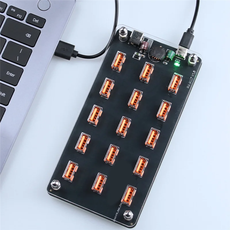 

AW-15 Port Transparent Design Micro-USB Atmosphere Night Light Power Supply Base