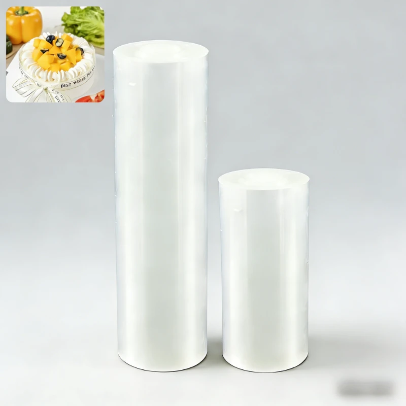 Rollo de Acetato para Decoración de Pasteles, Película Transparente para Rodear Pasteles de Mousse, Herramienta de Repostería Gruesa para Pasteles de Chocolate