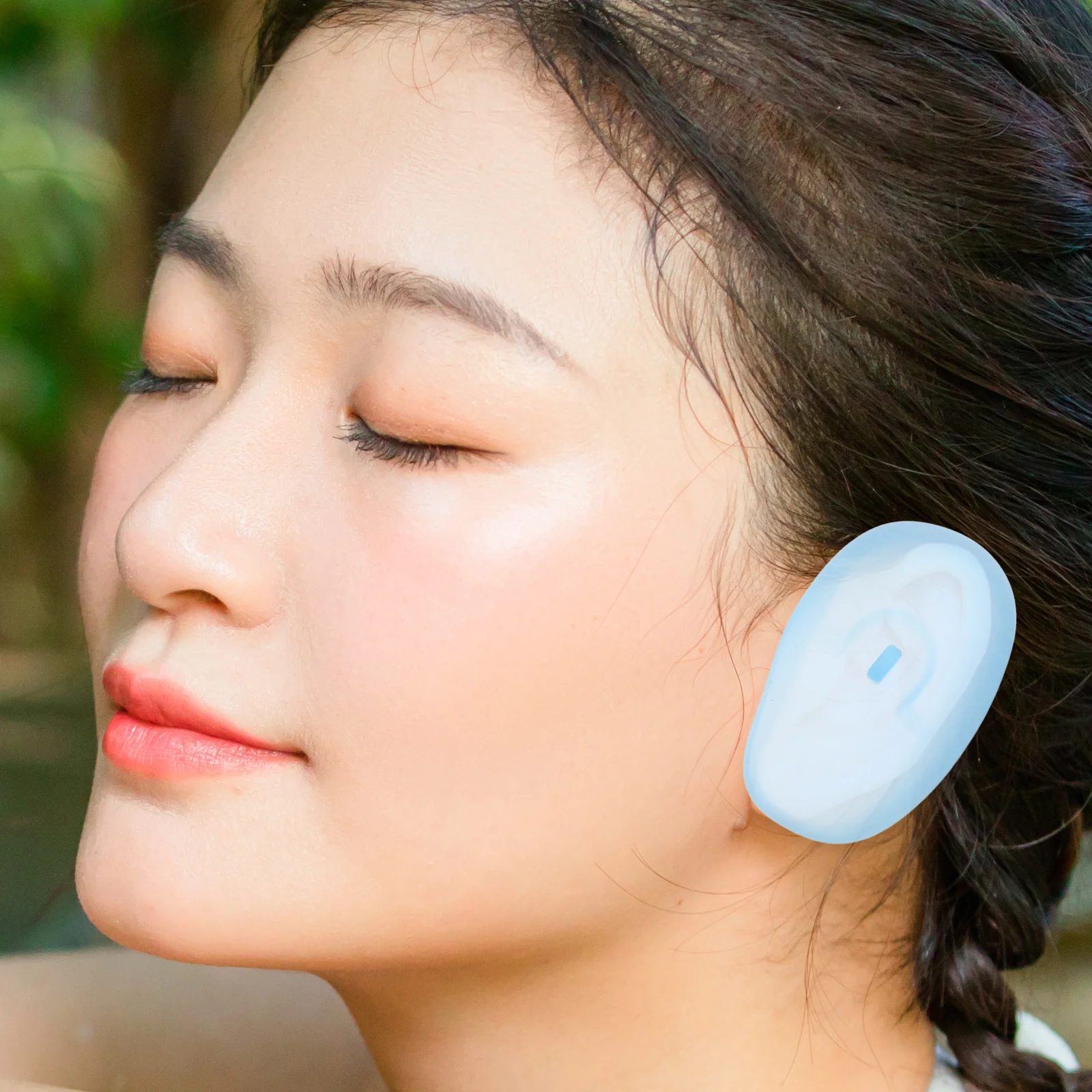 

6Pairs Silicone Ear Covers Hair Dye Earmuffs Waterproof Hair Coloring Ear Protector Caps for Salon Home Bathing Spa