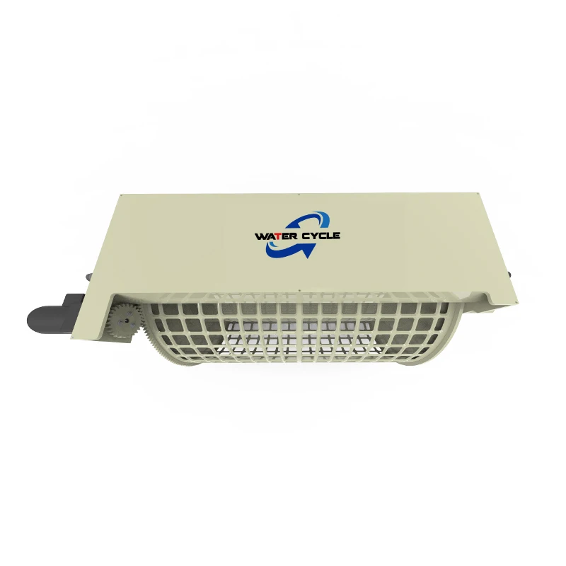 Water Cycle Pond Fish Farming Clean Water Submerged Type System NTS80 Economical Open Framed Drum Filter