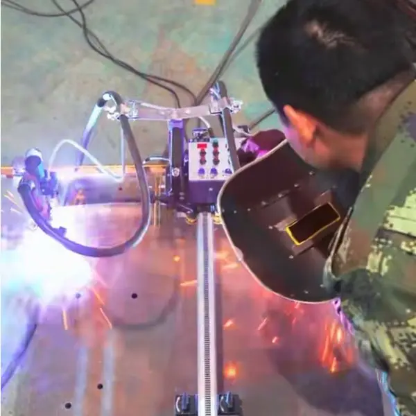 HK-100-II New Dual-torch MIG Swinging Welding Trolley With Oscillator China Factory Supplier