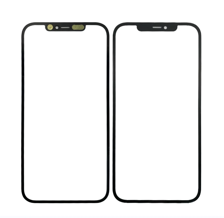 Cristal exterior de pantalla frontal con OCA para iPhone X XS XR Max 11 12 13 14 15 Plus Pro Max Mini LCD, piezas de reparación de lente externa