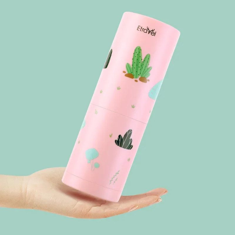 

5in1 Travel Wash Cup Toothbrush Box shampoo bottle Travel Wash Set Travel Portable Toothbrushing Cup with Mirror and Comb