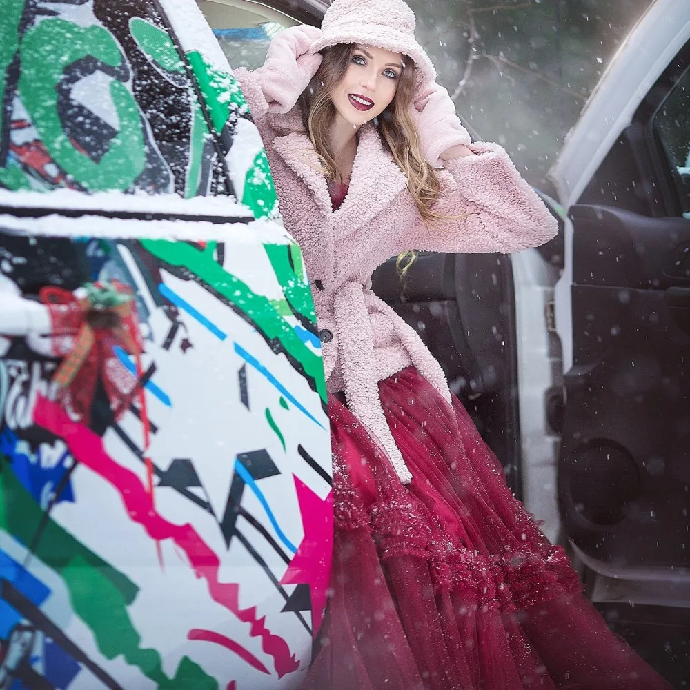 Jupe en Tulle bordeaux Extra bouffante, longue jupe de mariage, tenue de mariée, taille haute, Maxi Tutu, jupe d'anniversaire