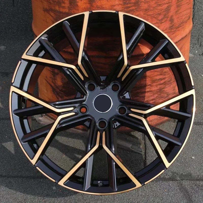 RC wholesale customize 5x112 5X120 forged wheels 18 19inch 8J 9J Glossy Black alloy rims for BMW M8 I3 X3 X5 F25 E53 E83 E90 E92