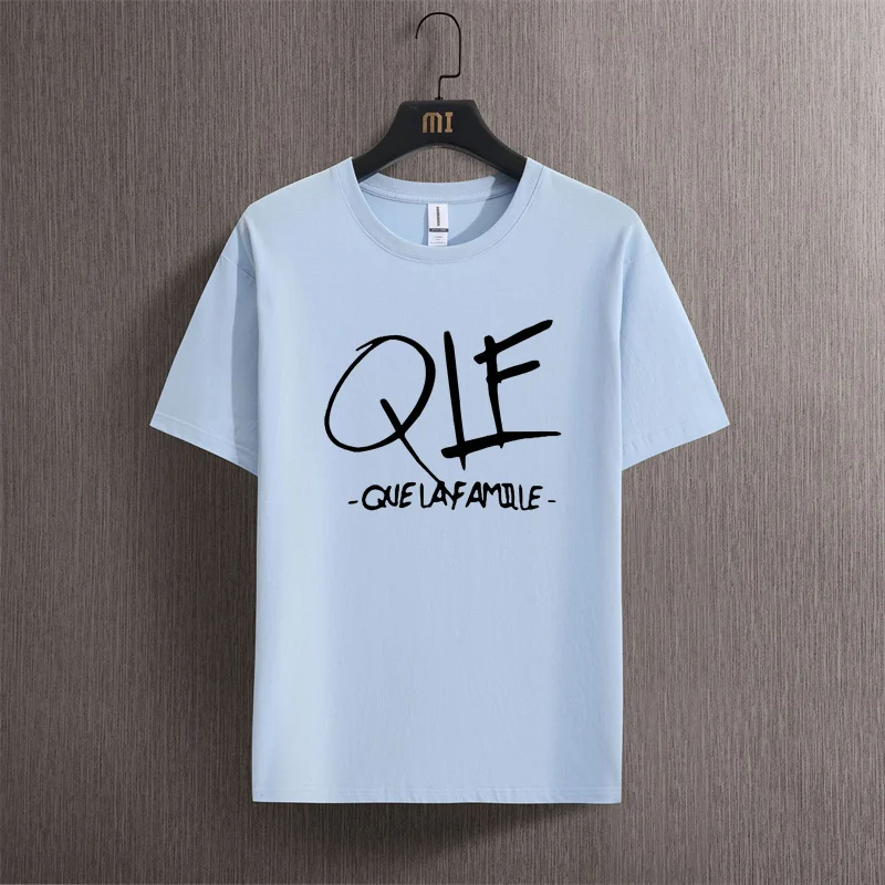 Man Cotton T Shirt Personnalise Chanteur Qlf Que La Famille Chanson Musique N007 Printed T-shirt Woman Vintage Shirts