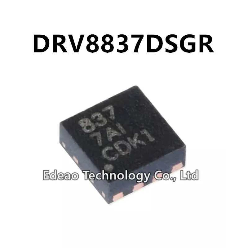 10~100Pcs/lot NEW DRV8837DSGR WSON-8 DRV8837DSG DRV8837DS DRV8837D DRV8837 Marking:837 SMD