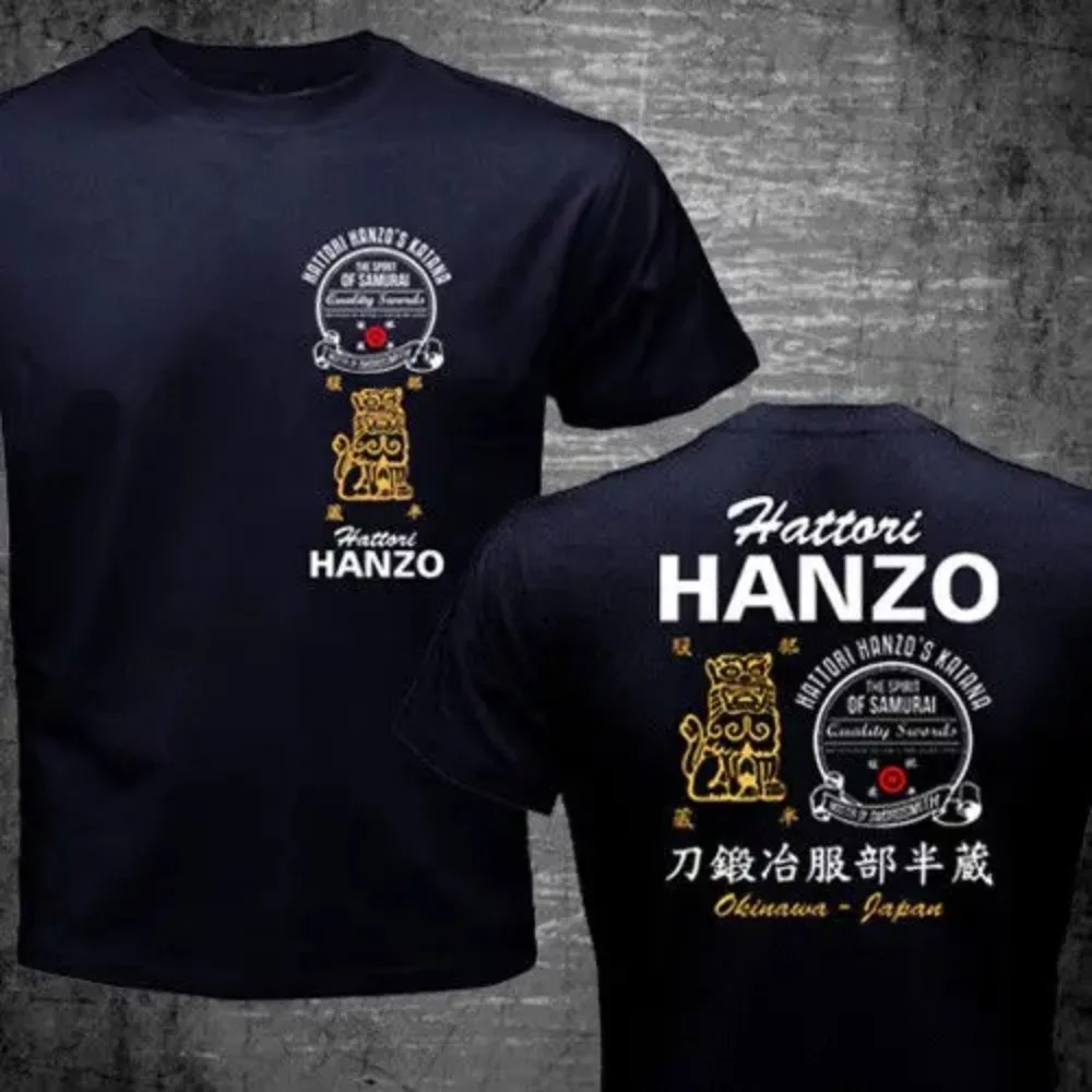 Kill Bill Hattori Hanzo Ninja Samurai Katana Swordsmith Japanese New Tshirt Fashion Hot Brand Concert T Shirts Tees