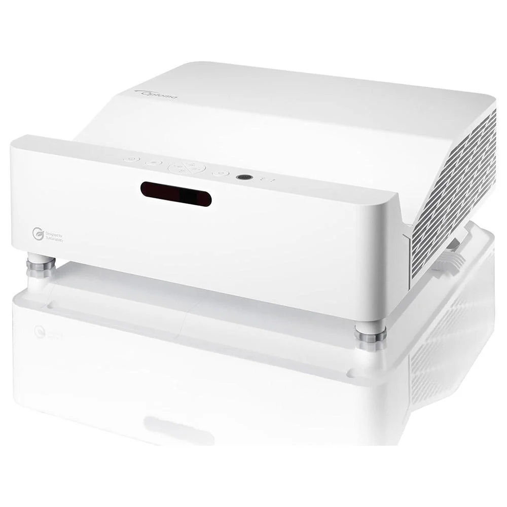Optoma GT3500HDR Ultra Short Throw Home Theater Laser Projector with 3800 Lumens Full HD 1080p 30000:1 Contrast 3D 4K HDR Input