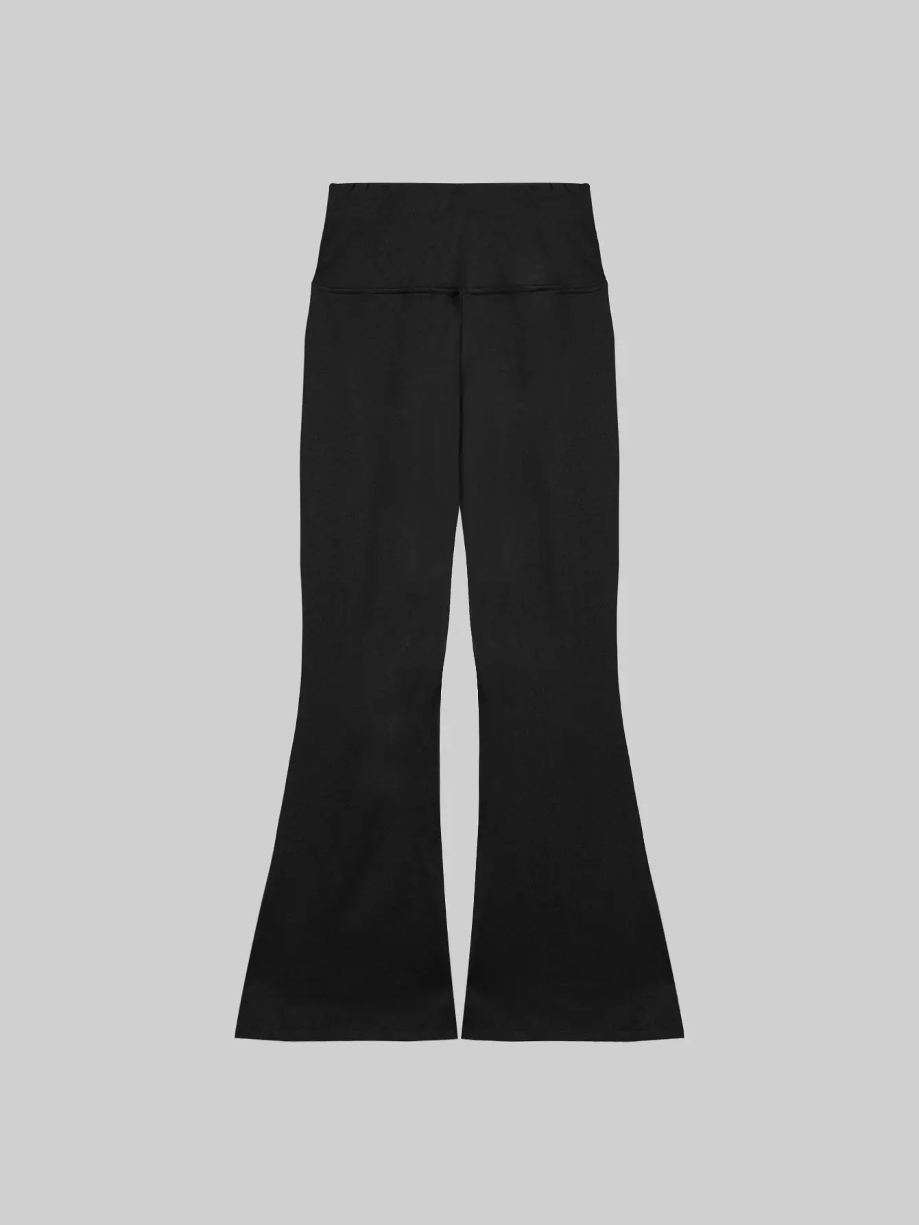 Women's Black High Waisted Flare Pants - Casual Chic Outfit #3