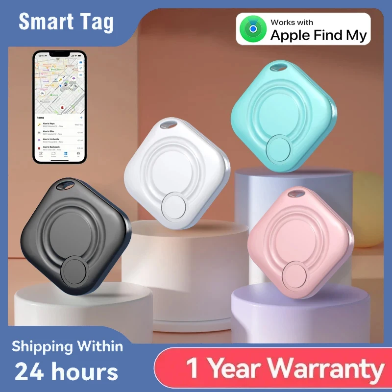 AiYaTo Bluetooth Locator Key Finder Waterproof Global Network Smart AirTag Tracker For IOS System Work With Apple Find My