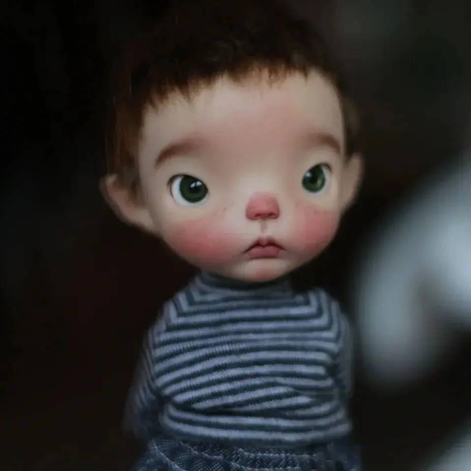 New BJD 1/6 Rourou Jacoosun resin xinben blythe MDD VOLKS DIY makeup practice head for birthday free shipping