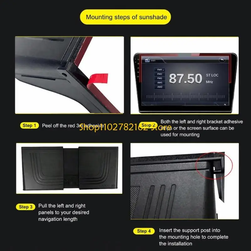 547B Extendable Car Display Cover Panel for Clear Day Driving Use