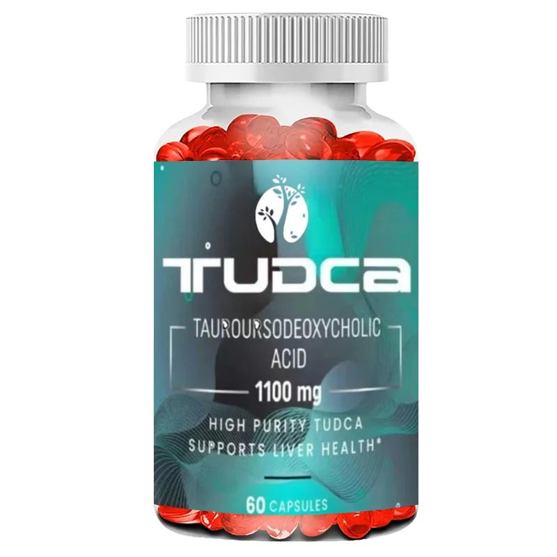 

TUDCA 1100 мг — вспомогательная добавка для очищения печени, водорастворимые горькие соли, 60 растительных капсул