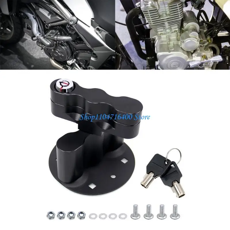 

y1gd Lock Clamp with Oil Mount Bracket Can Holder for LOX PM Motorcycle
