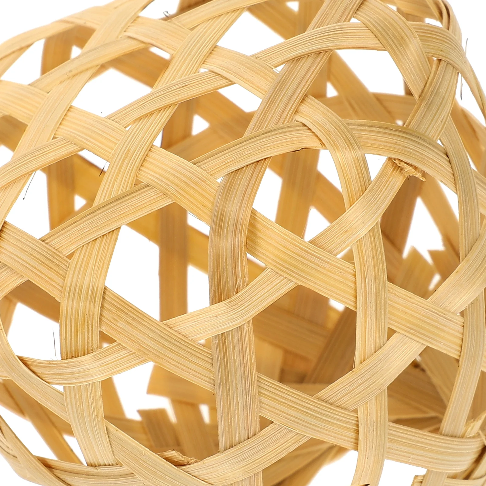 

4pcs Bamboo Desk Lamp Woven Pendant Shade Small Cylinder Lampshades for Table Home Decor Reliable Material Soft Light