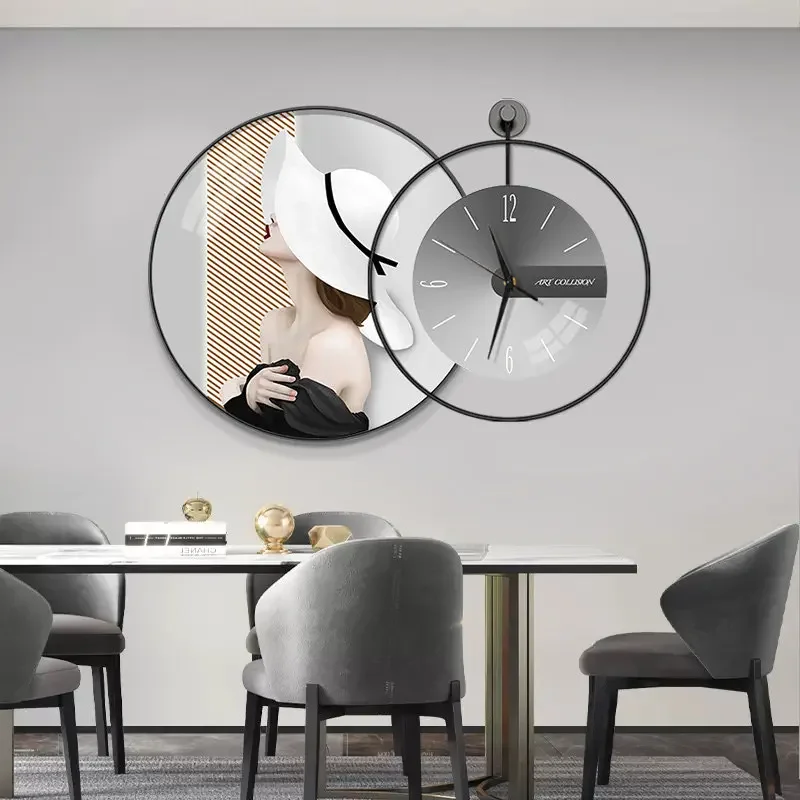 Nordic Style Premium Wall Clock Digital Black Classroom Office Wall Clock Modern Design Large Horloge Murale Home Decor Items