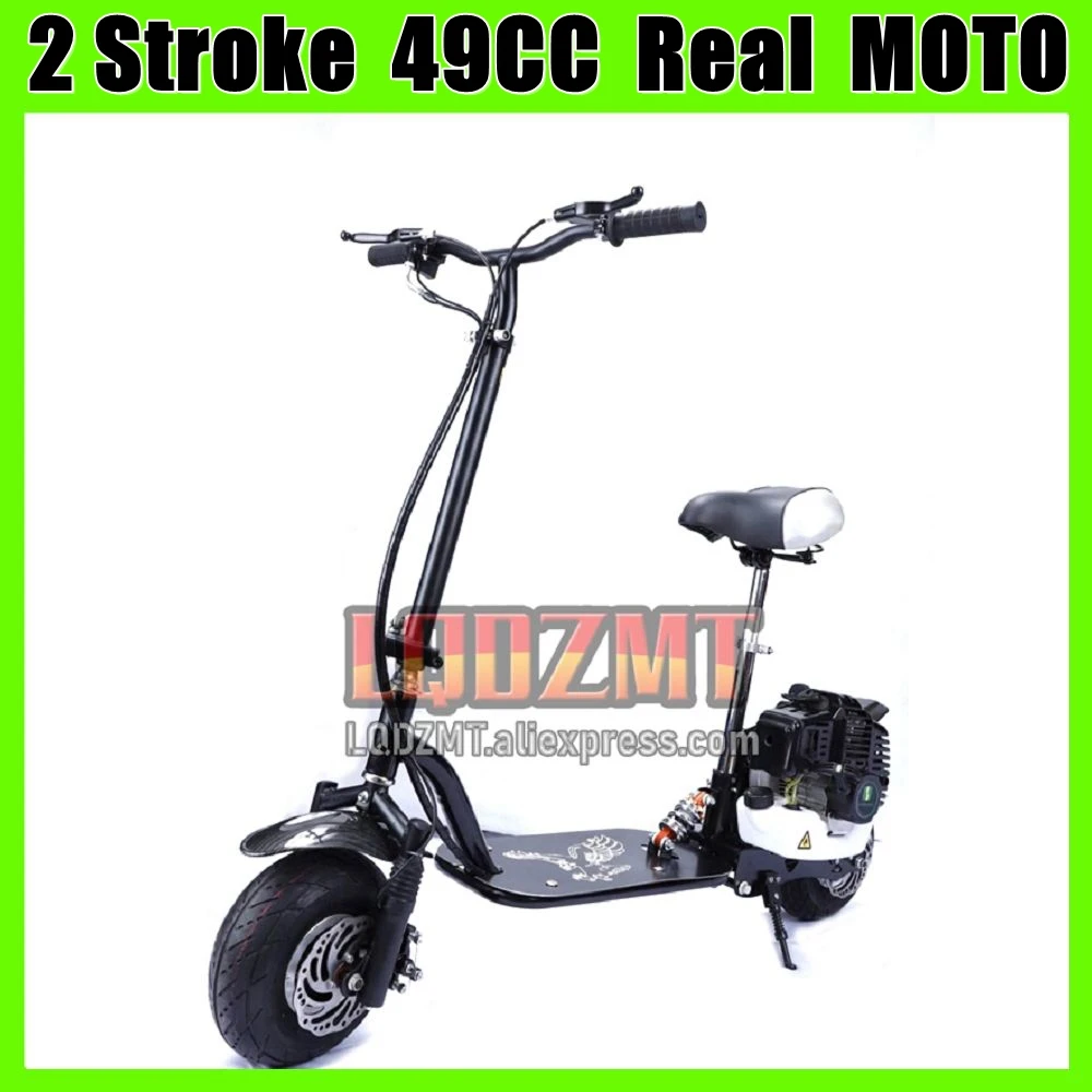 2025 Folding Adult Mini Motorcycle 49CC 50CC 2 Stroke Mountain Gasoline Scooter OFF-road Real Superbike Power Racing MOTO Bike