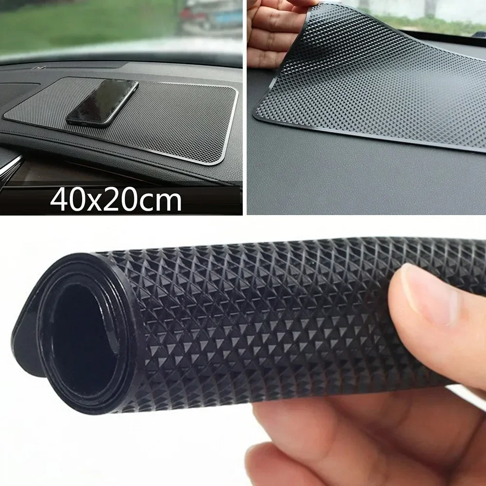 Super Strong Stickiness Car -Slip Mat Pads Car Storage Mat Pads Car Non-Slip Mat Auto Silicone Interior Dashboard Phone -Slip