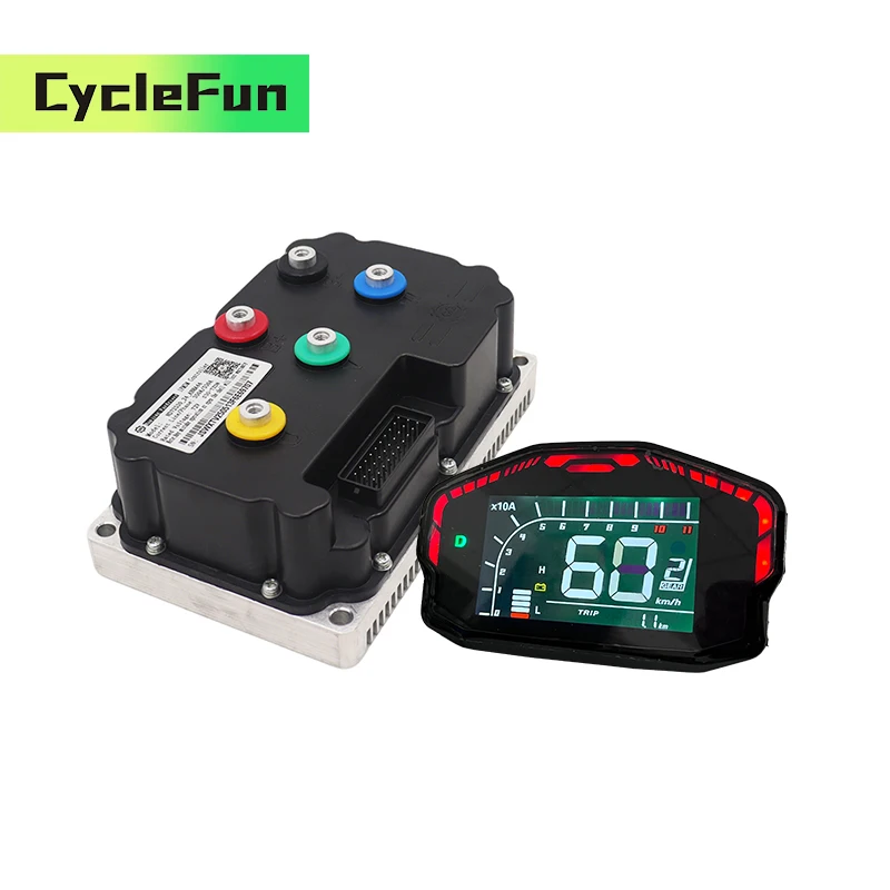 

Fardriver ND72530 DC 350A Sine Wave Controller With DKD One-Lin Speedometer Electric Motorcycles Dirt Bike Scooter Accessories