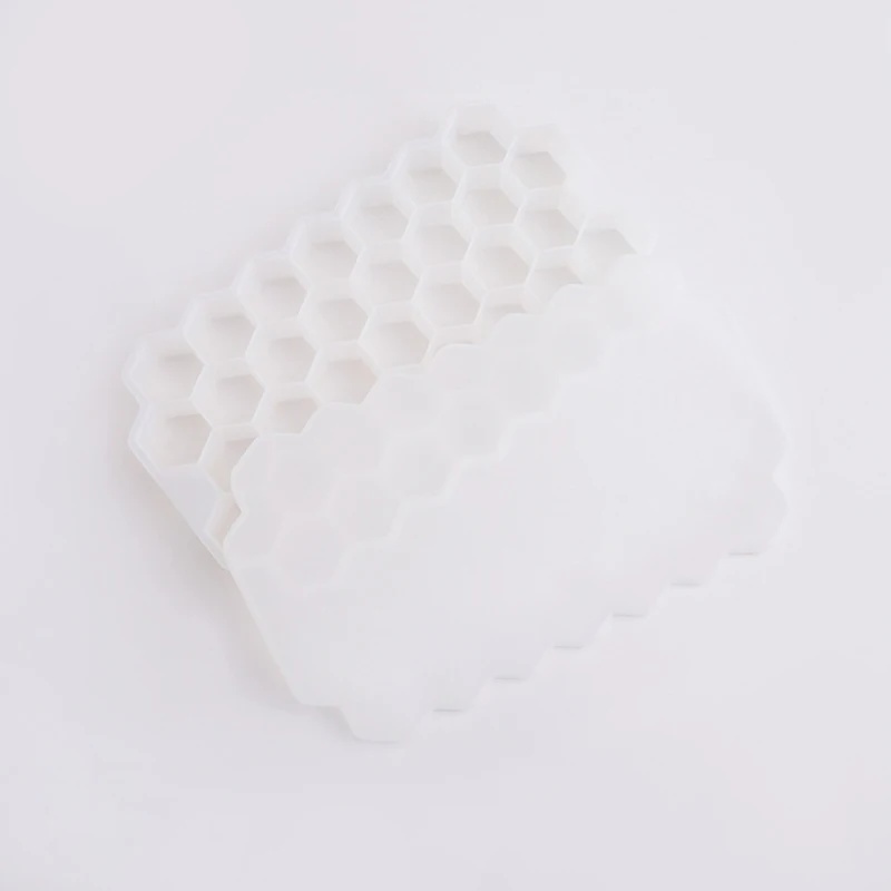 Silicone Honeycomb Ice Tray 37 Ice Cube Mold Honeycomb Creative Homemade Ice Box Ice Tray DIY Popsicle Mold